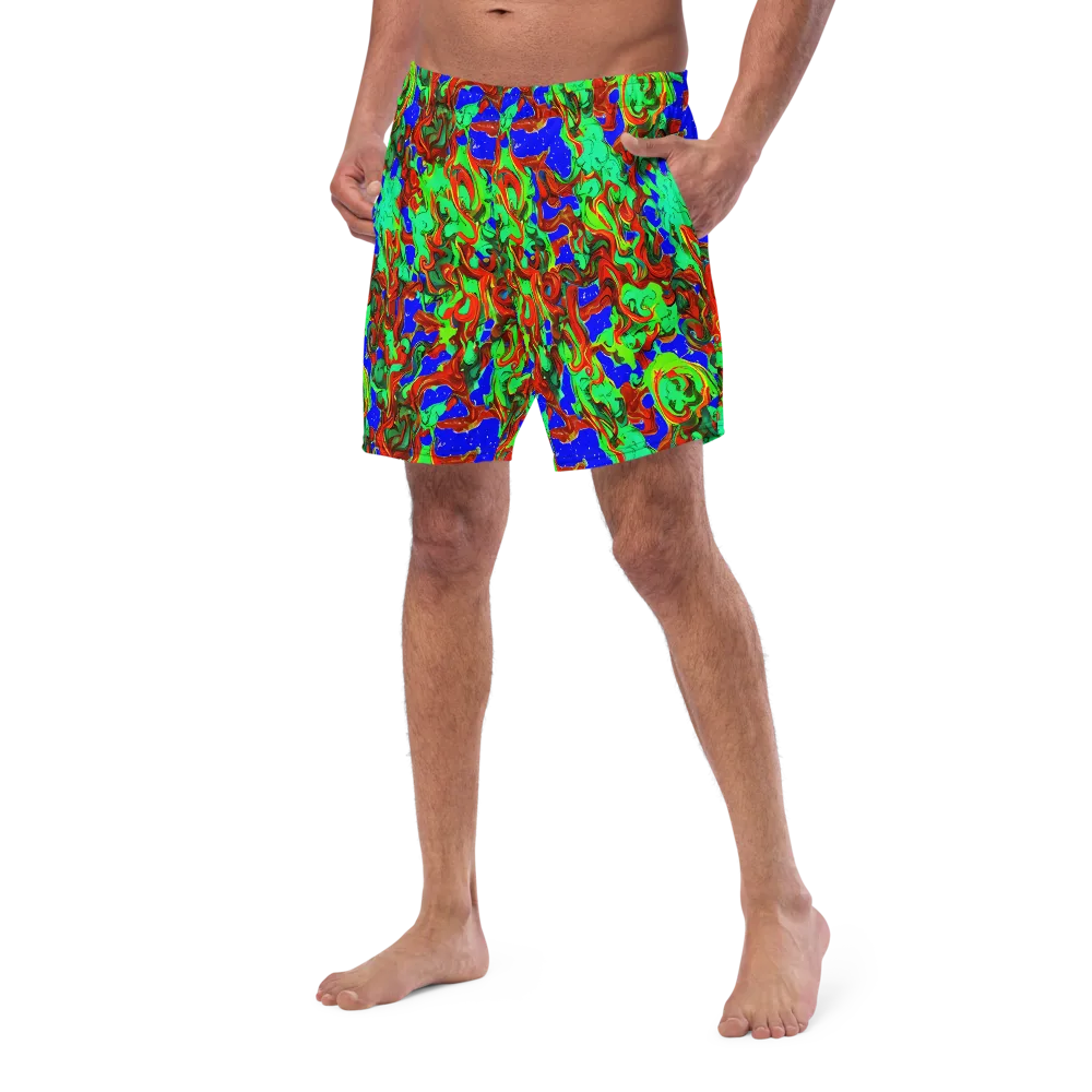 Ember Aquarium on Swim Trunks — Left Front