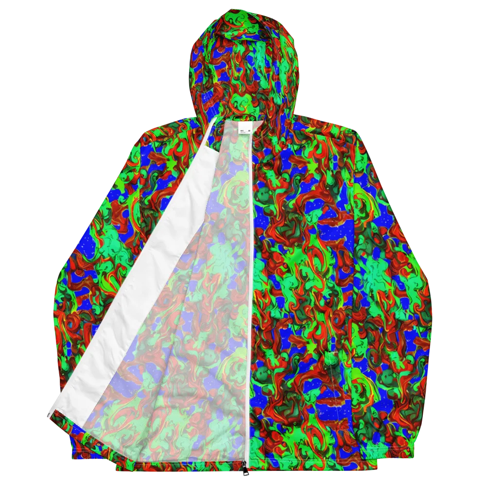 Ember Aquarium on Men's Windbreaker — Front