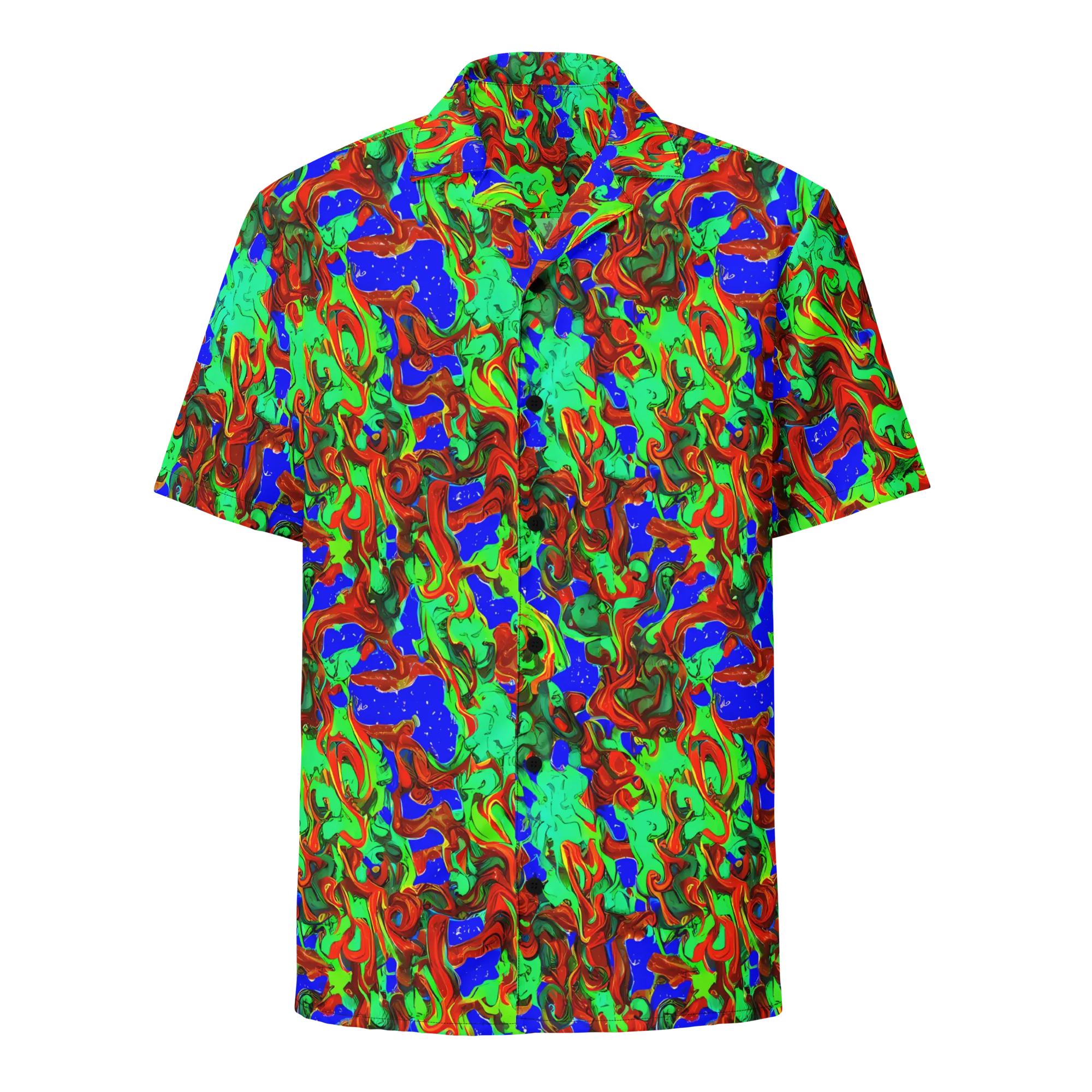 Ember Aquarium on Button Shirt — Front