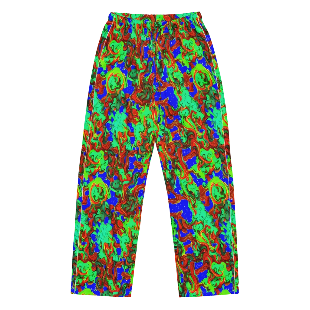 Ember Aquarium on Women's Pajama Pants — Front