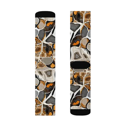 Molten Agate on a Socks