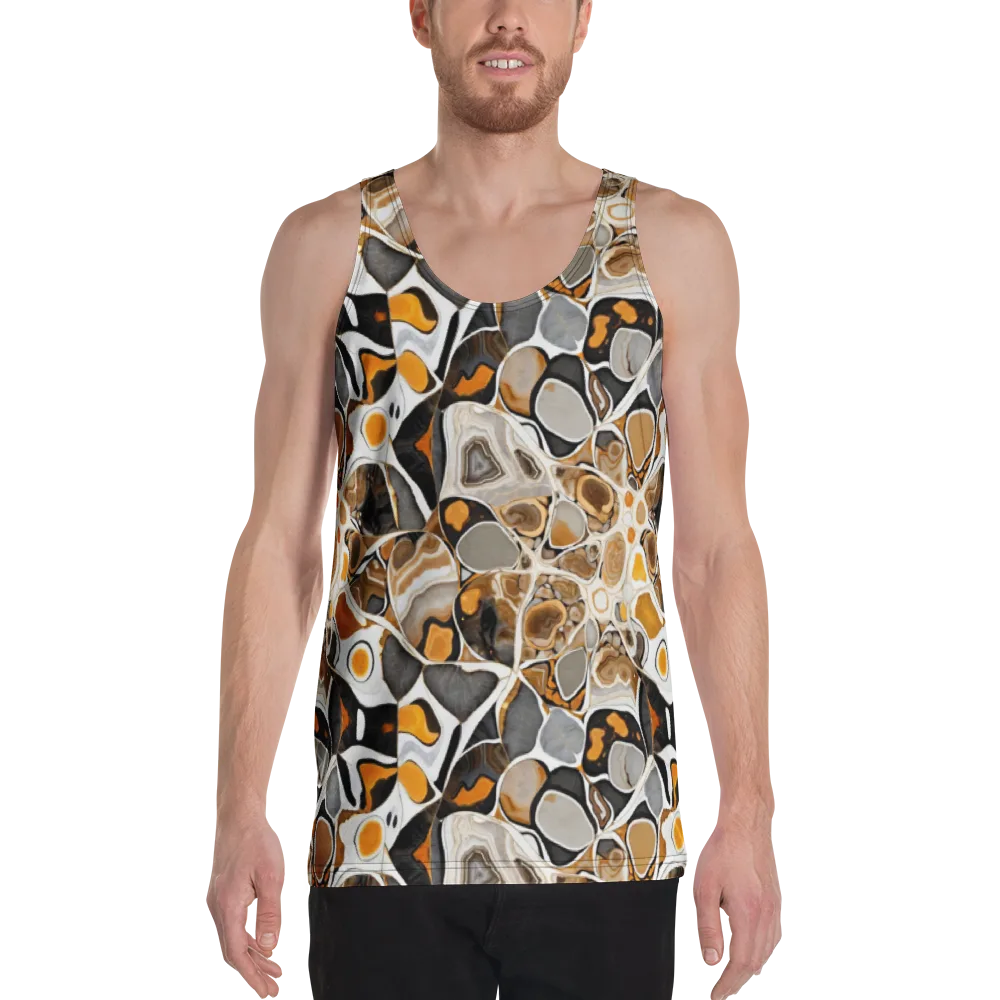 Molten Agate on Men's Tank Top — Front