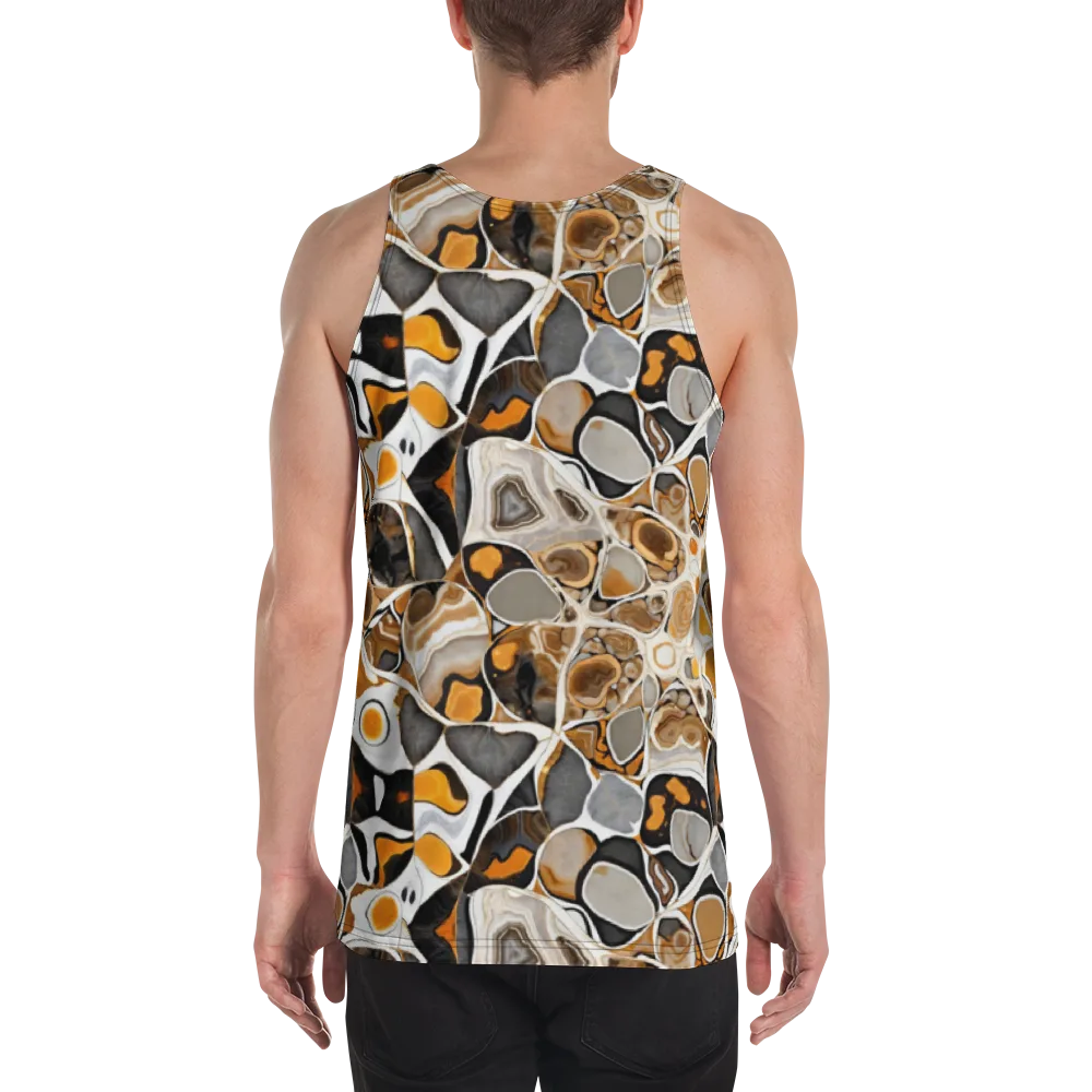 Molten Agate on Men's Tank Top — Back