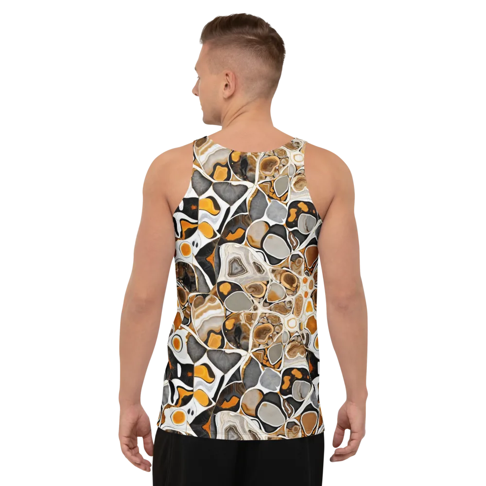 Molten Agate on Men's Tank Top — Back