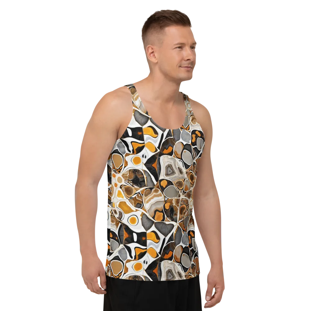 Molten Agate on Men's Tank Top — Right Front