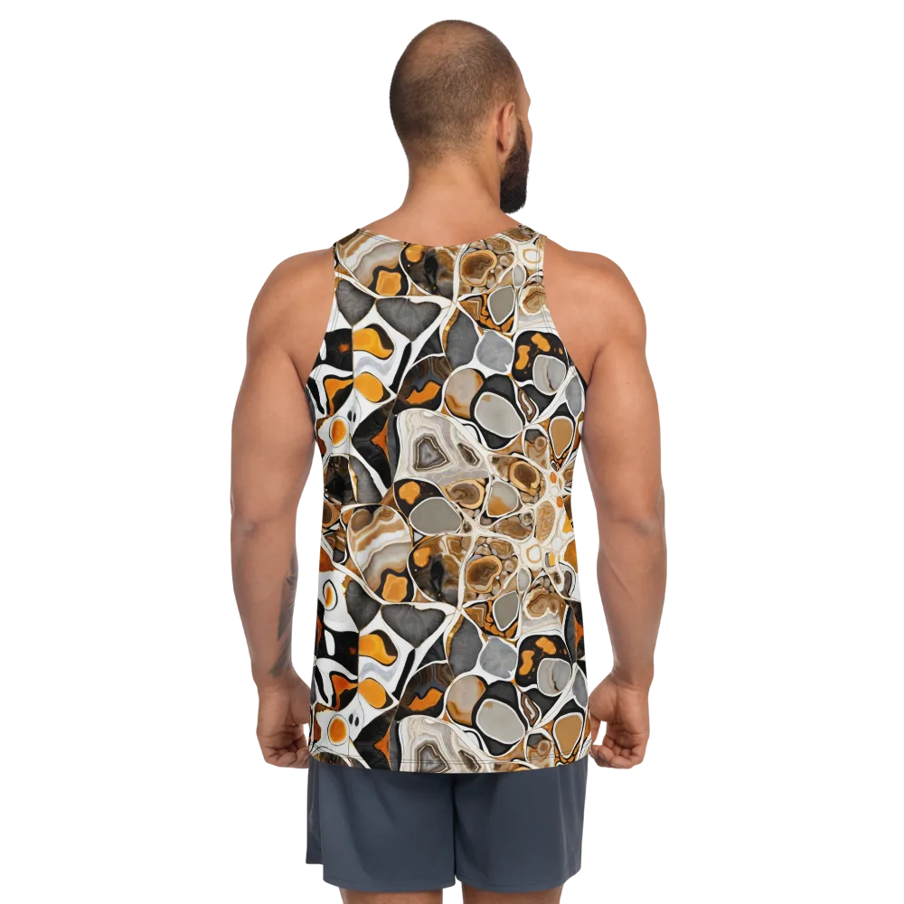 Molten Agate on Men's Tank Top — Back