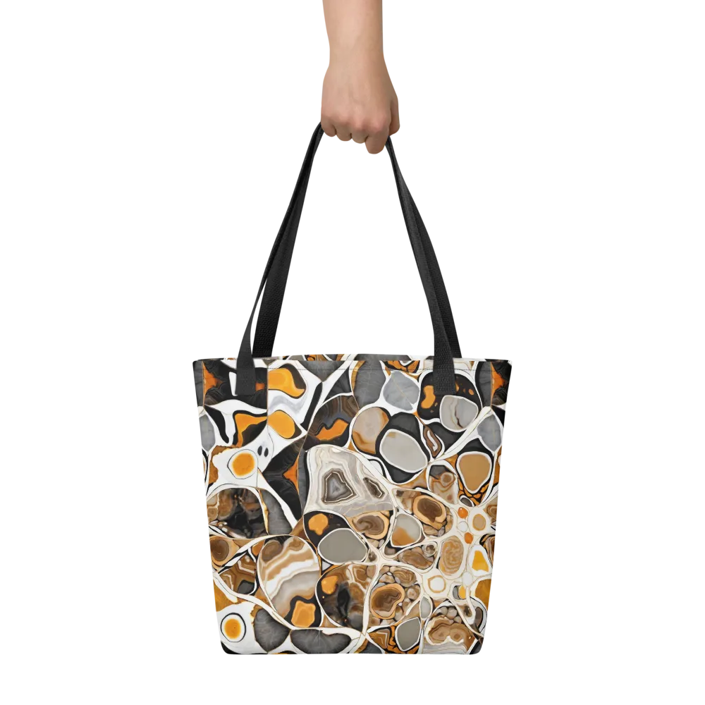 Molten Agate on Tote Bag — Front