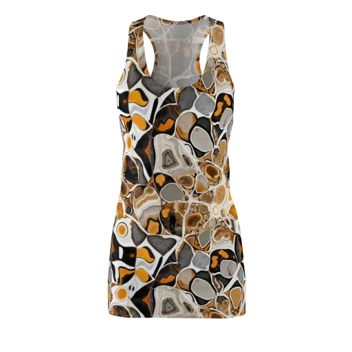 Molten Agate on a Racerback Dress