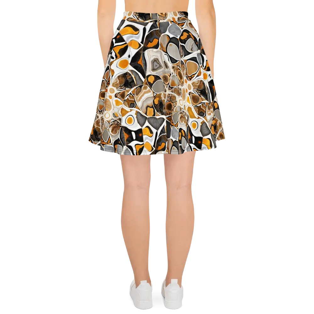 Molten Agate on Skater Skirt — Back