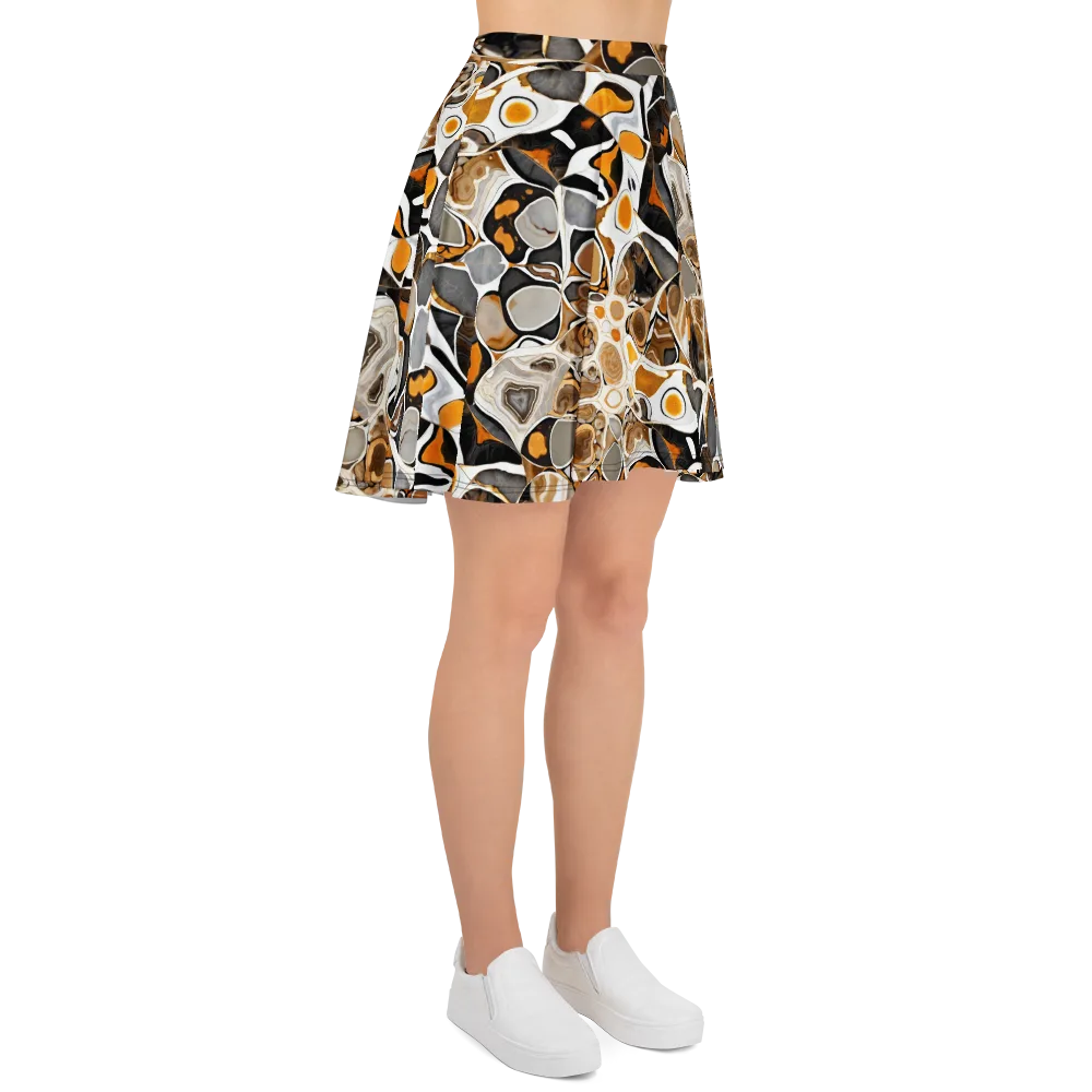 Molten Agate on Skater Skirt — Right