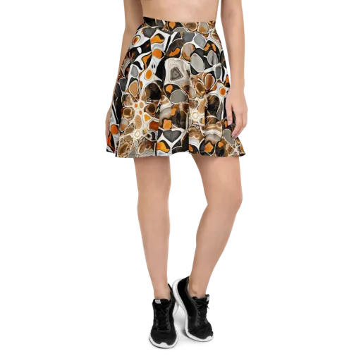 Molten Agate on a Skater Skirt
