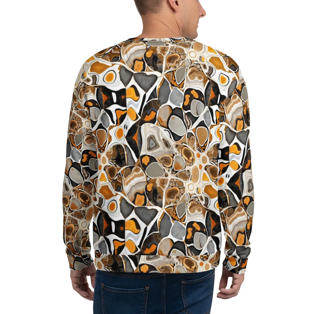 Molten Agate on Sweatshirt — Back