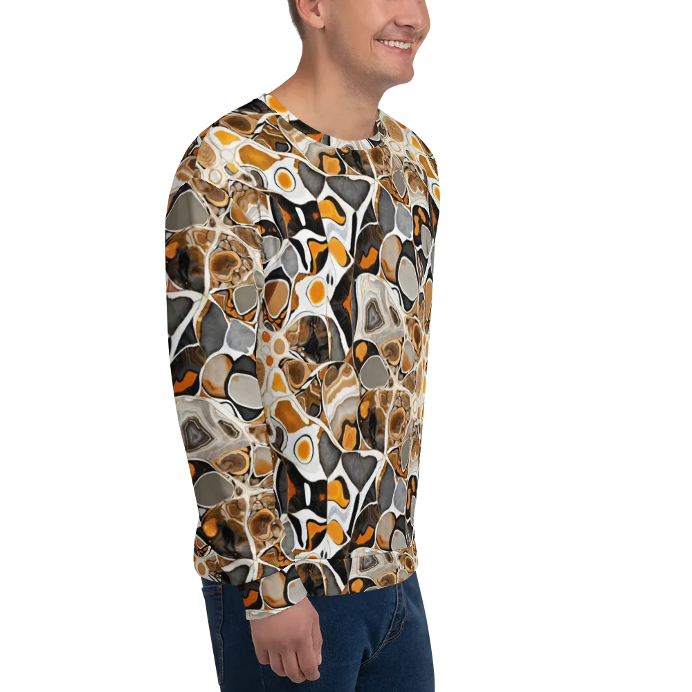 Molten Agate on Sweatshirt — Right Front