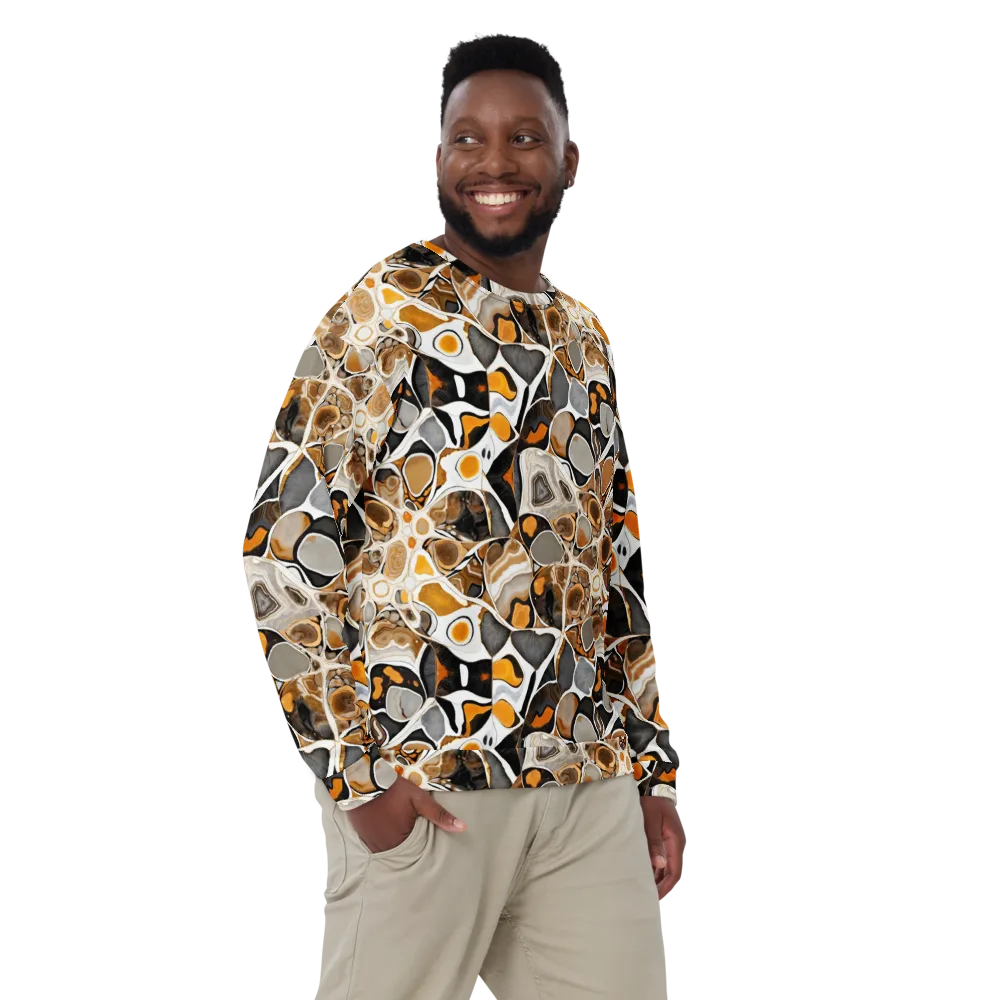 Molten Agate on Sweatshirt — Front