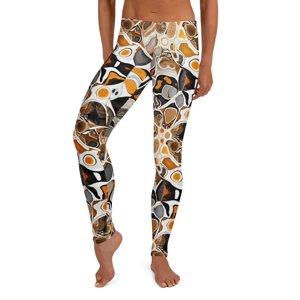 Molten Agate on Leggings — Front