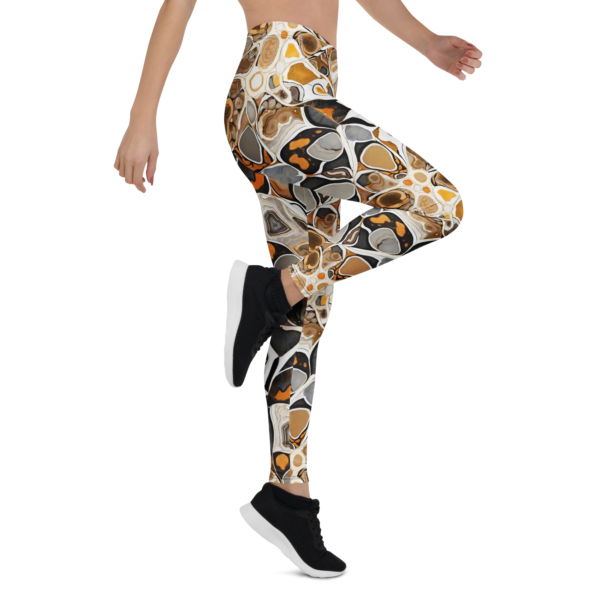 Molten Agate on Leggings — Right