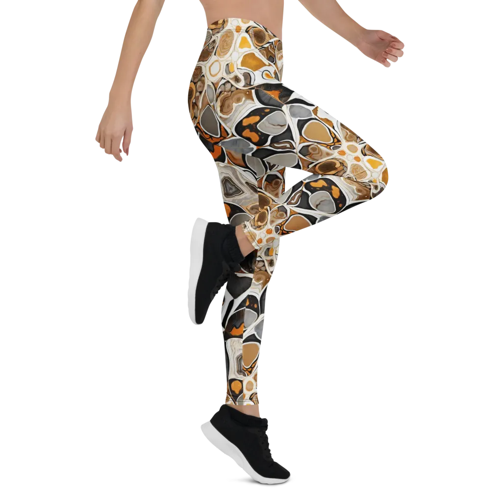 Molten Agate on Leggings — Right