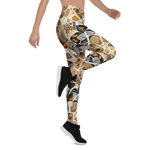 Molten Agate on a Leggings