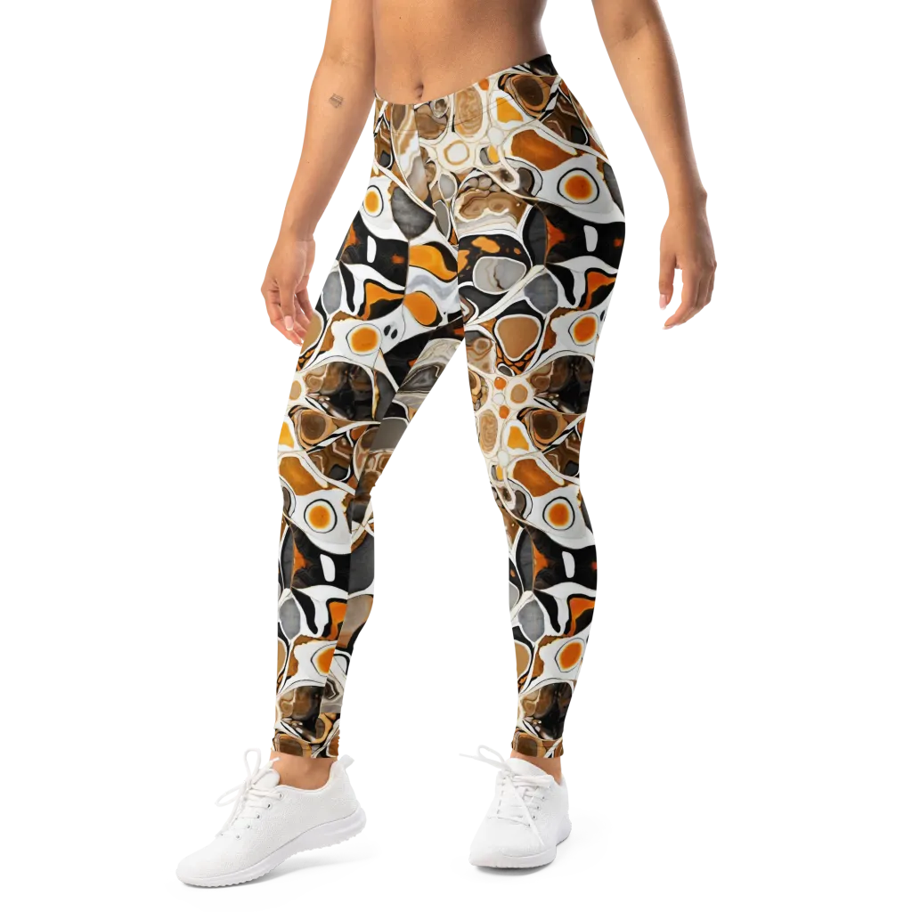 Molten Agate on Leggings — Left Front