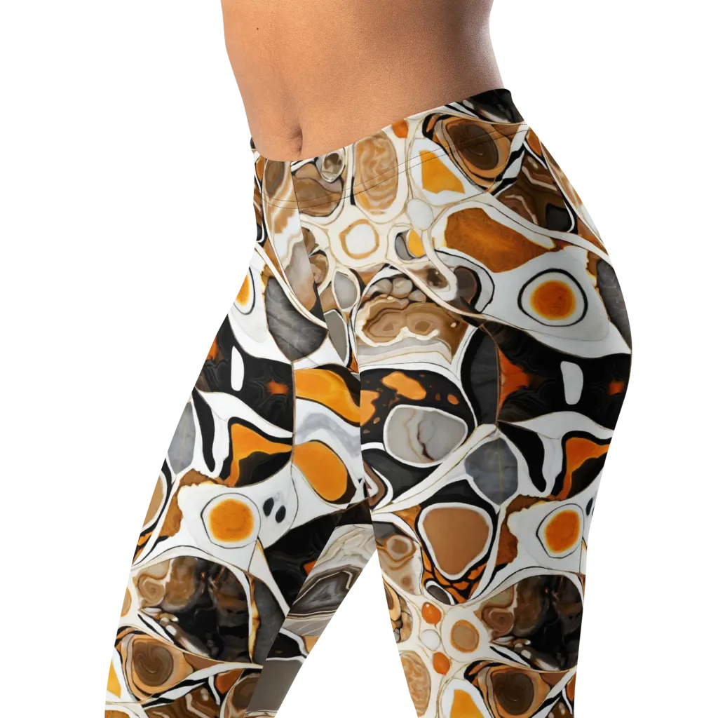 Molten Agate on Leggings — Left Front