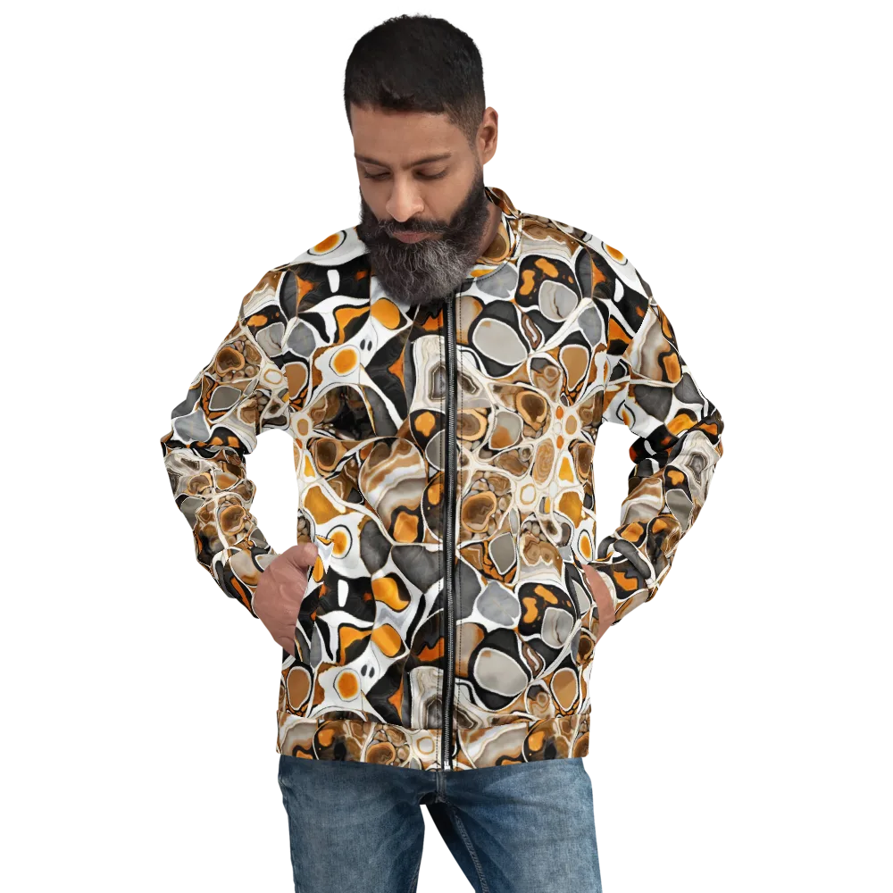 Molten Agate on Bomber Jacket — Front