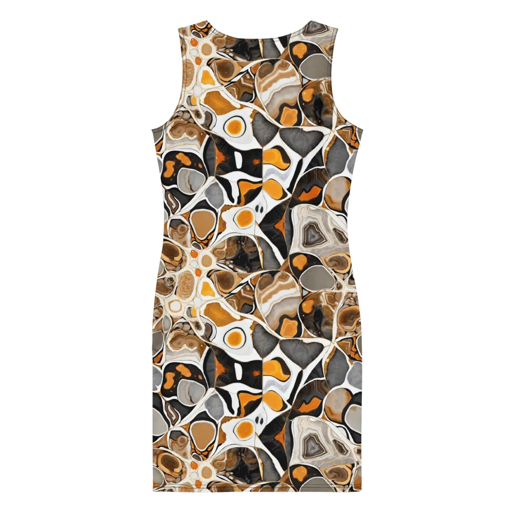 Molten Agate on Bodycon Dress — Back