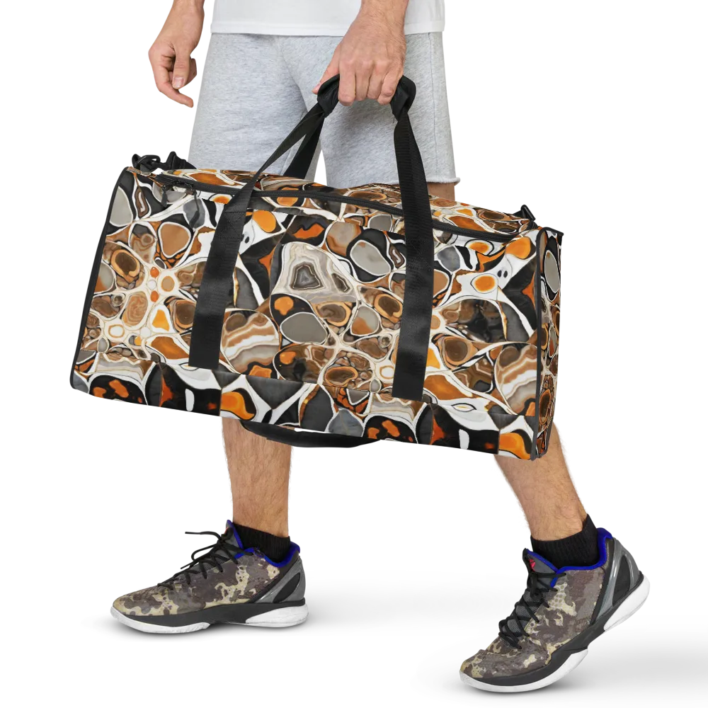 Molten Agate on Duffle Bag — Front