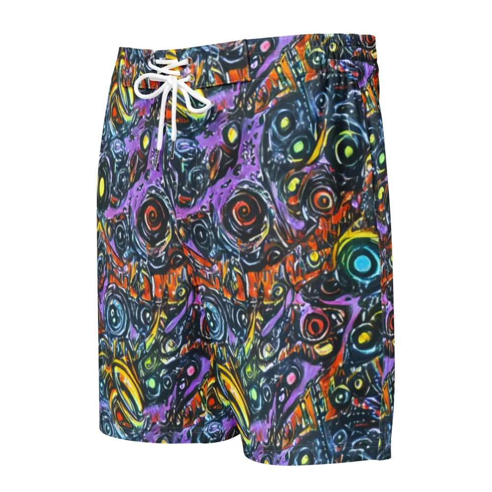 Luminous Static on Men's Board Shorts — Front