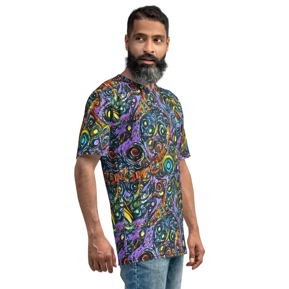 Luminous Static on Men's Crew Neck T-Shirt — Right