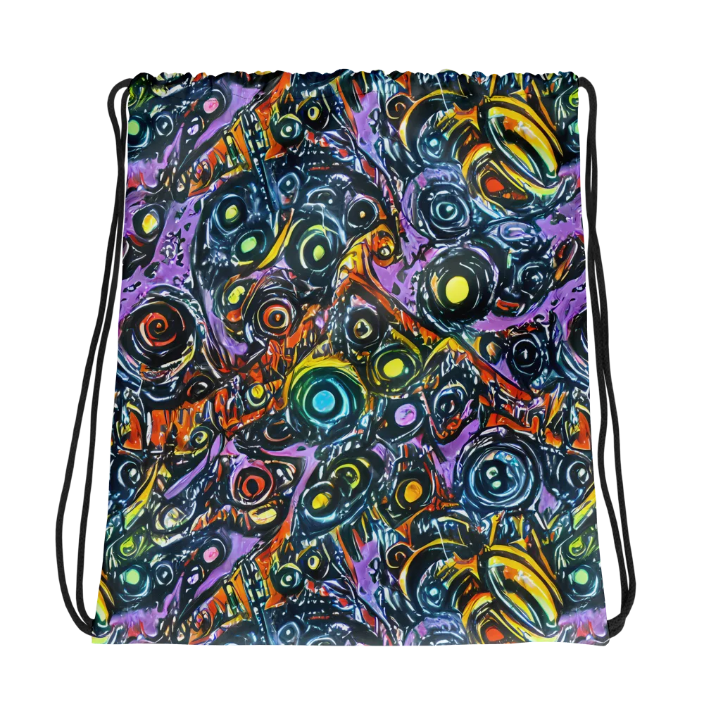 Luminous Static on Drawstring Bag — Photo