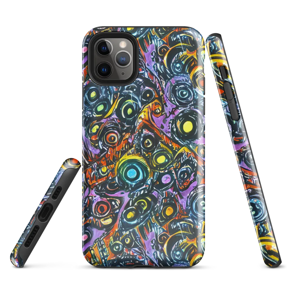 Luminous Static on Tough Case for iPhone® — Front