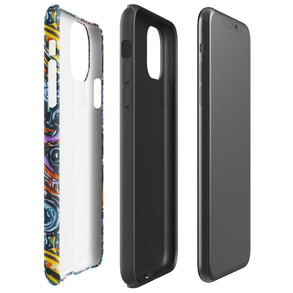 Luminous Static on Tough Case for iPhone® — Right