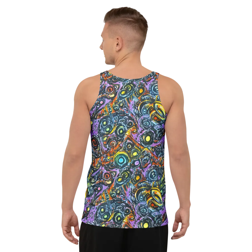 Luminous Static on Men's Tank Top — Back
