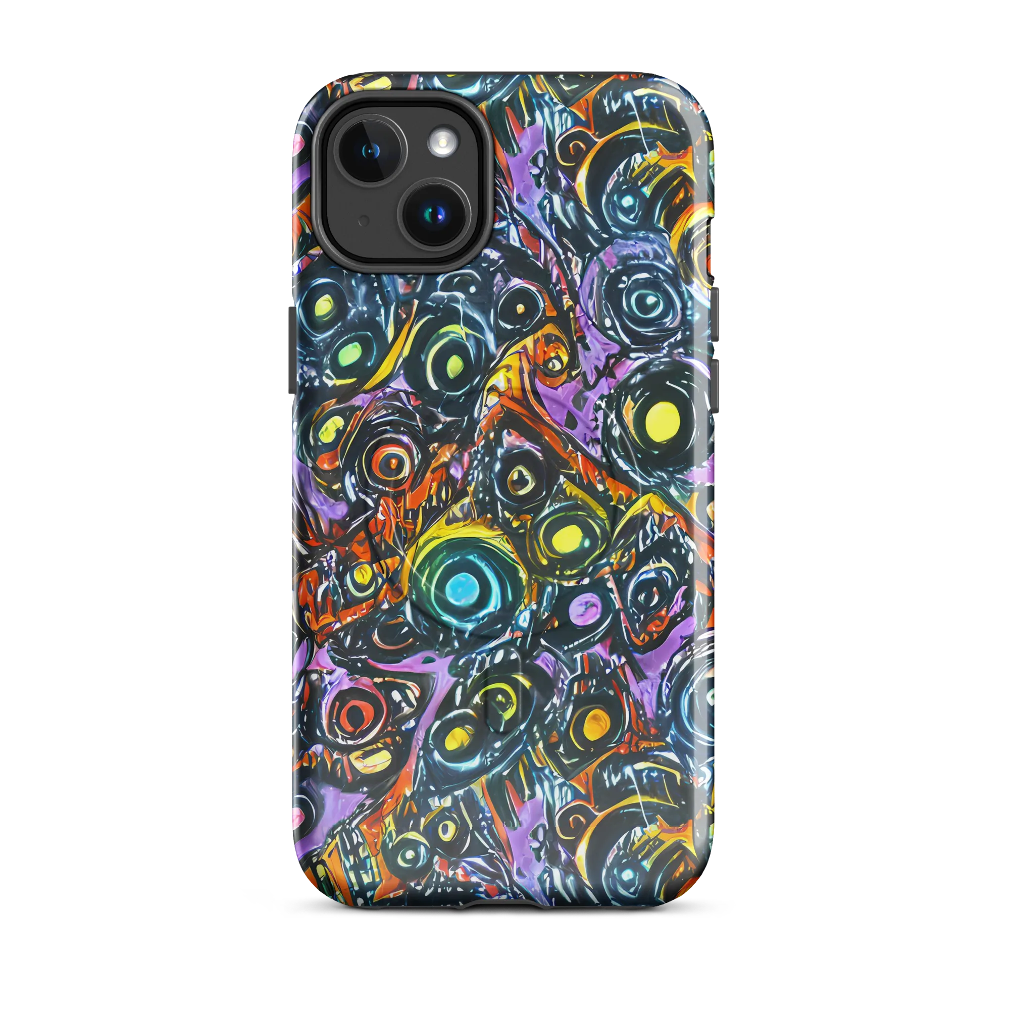 Luminous Static on MagSafe Tough Case for iPhone® — Front