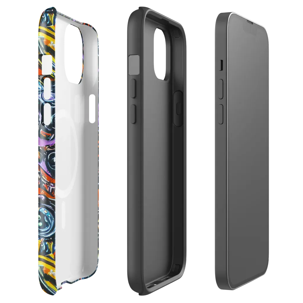 Luminous Static on MagSafe Tough Case for iPhone® — Front