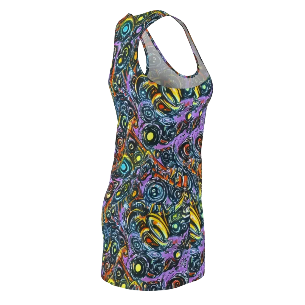 Luminous Static on Racerback Dress — Back Side