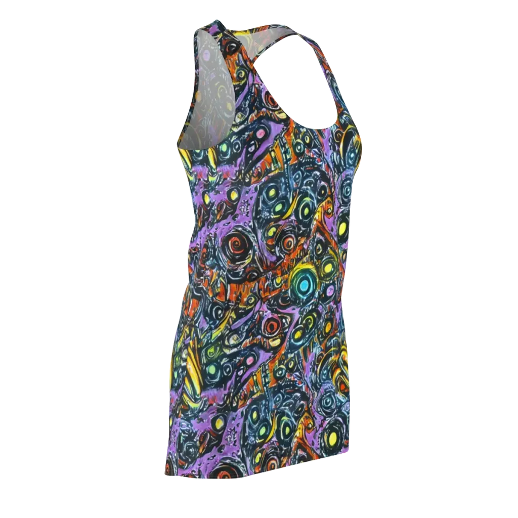 Luminous Static on Racerback Dress — Front Side