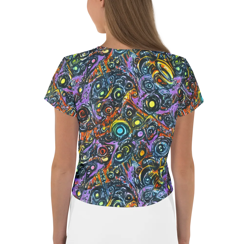 Luminous Static on Crop Tee — Back