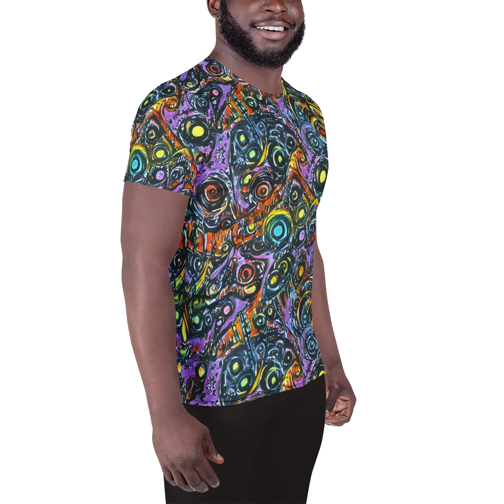 Luminous Static on Men's Athletic T-Shirt — Right