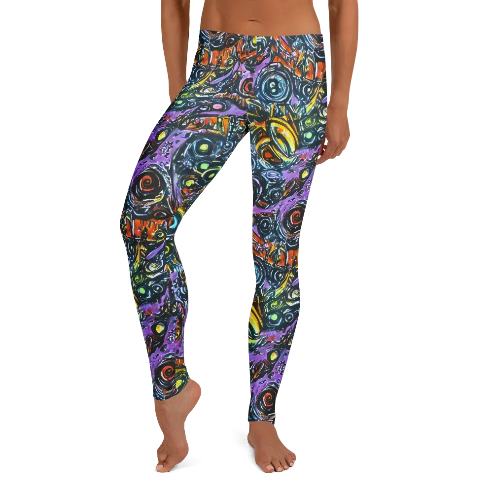 Luminous Static on Leggings — Front