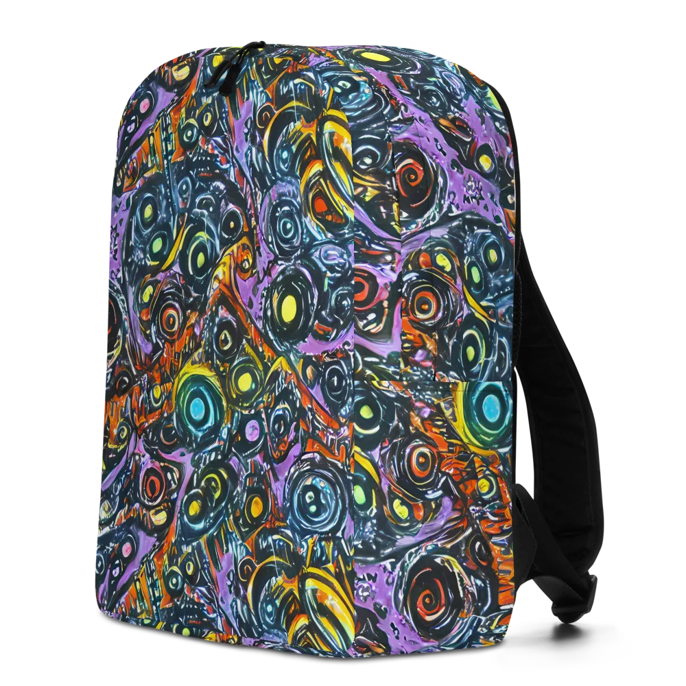 Luminous Static on Minimalist Backpack — Left