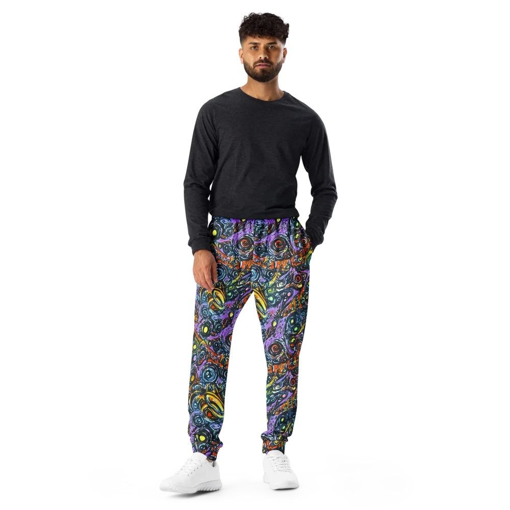 Luminous Static on Men's Joggers — Front