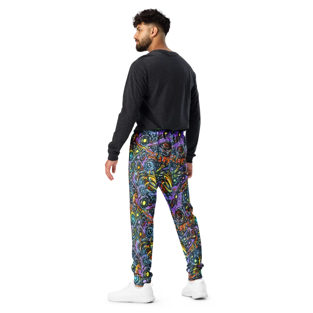 Luminous Static on Men's Joggers — Back