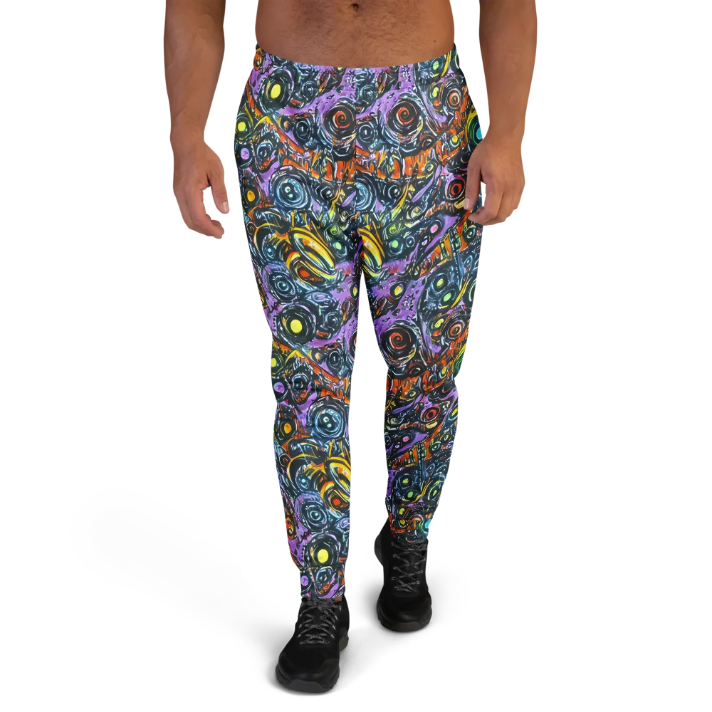 Luminous Static on Men's Joggers — Front