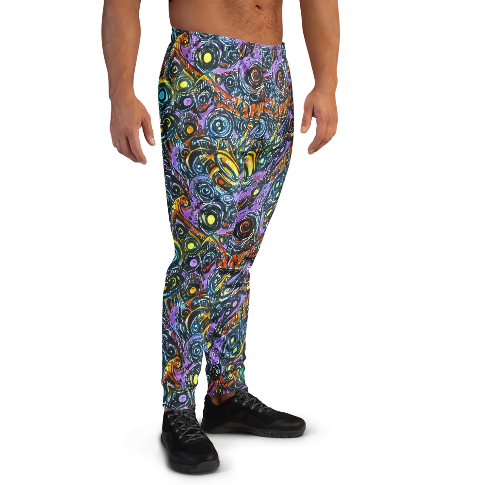Luminous Static on Men's Joggers — Right