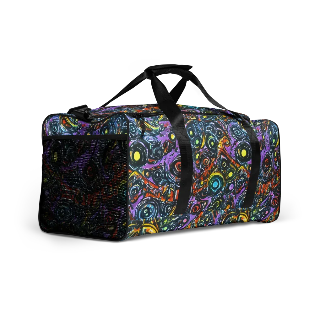 Luminous Static on Duffle Bag — Right Front