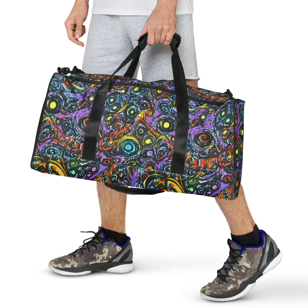 Luminous Static on Duffle Bag — Front