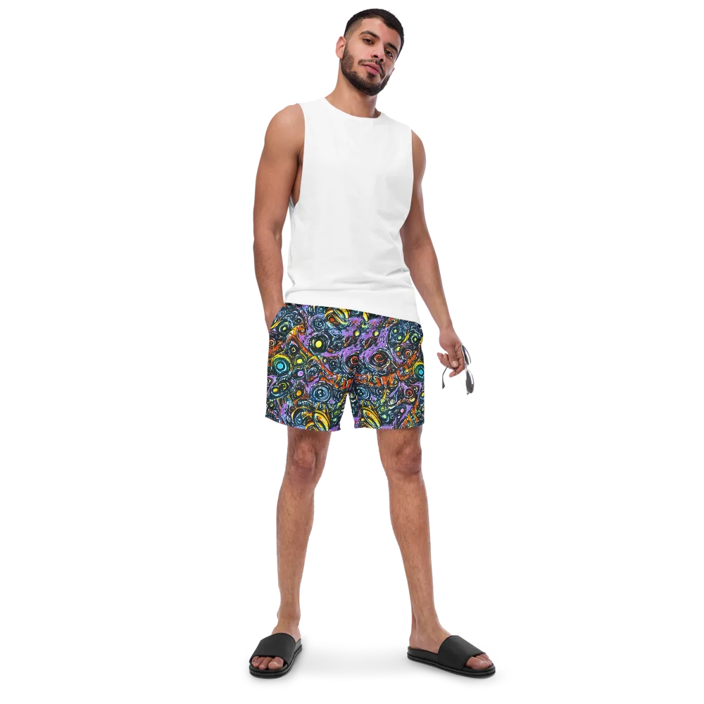 Luminous Static on Swim Trunks — Front