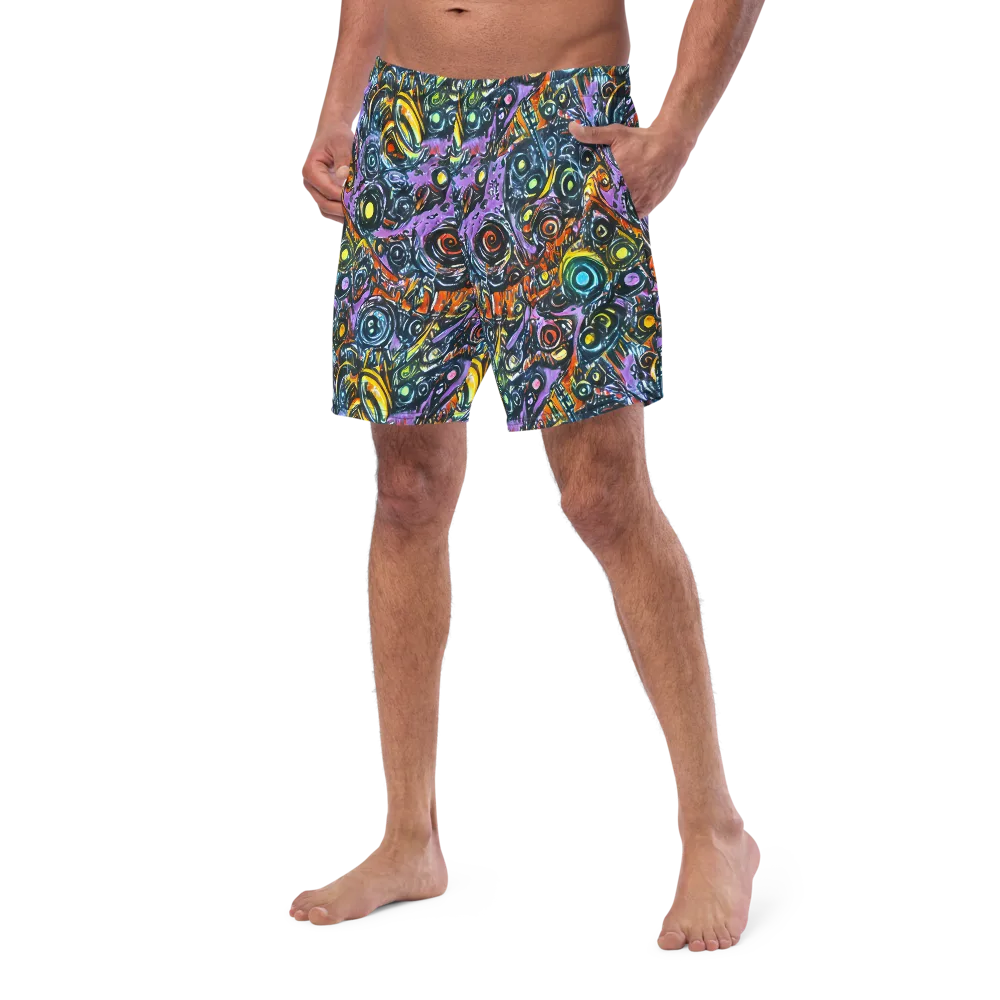 Luminous Static on Swim Trunks — Left Front