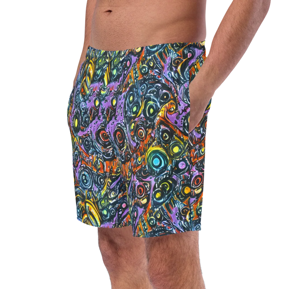 Luminous Static on Swim Trunks — Left Front